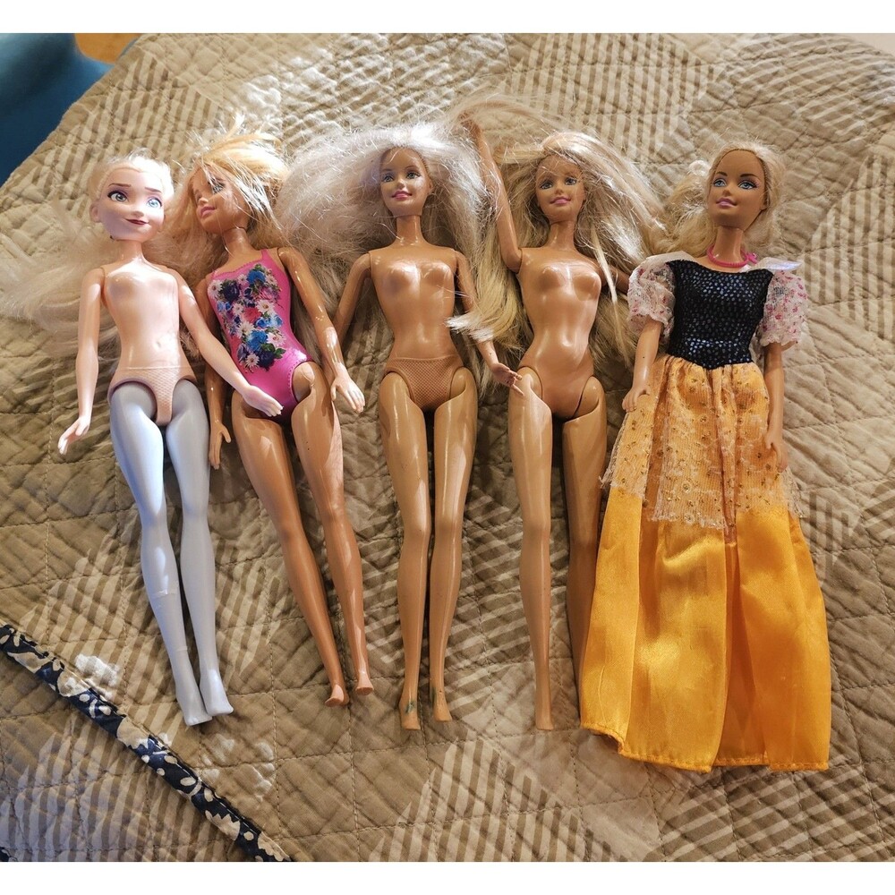 Mattel Barbie Lot Of 5